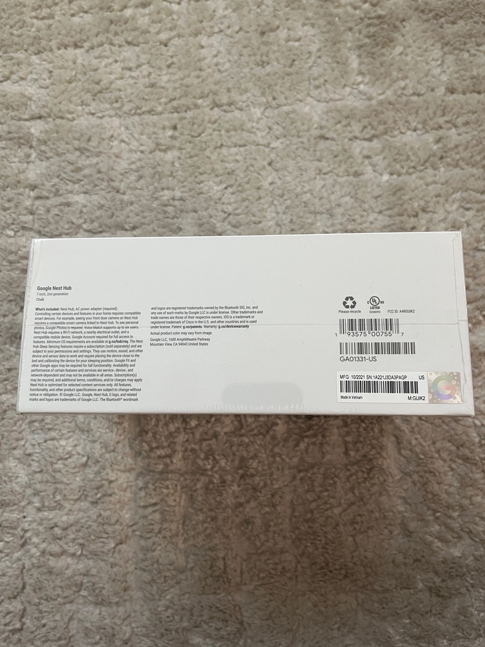 Google Nest Hub 2nd Gen - Picture 2 of 5